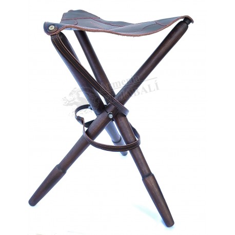 SILLA TRIPODE CUERO 55 CM