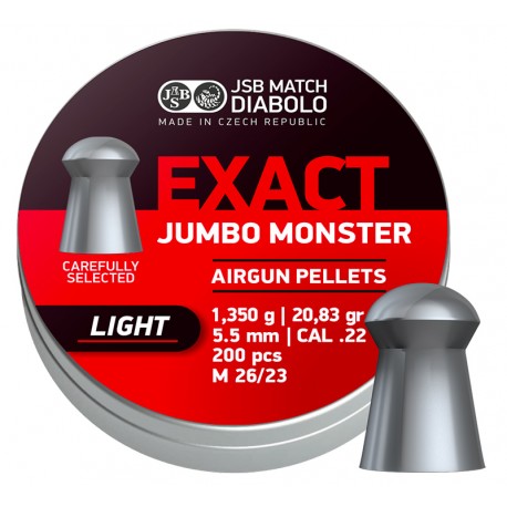 Balin JSB Exact Jumbo Monster Light 5,5 -1,35 g (200 UNI)