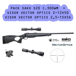 Pack Rifle Sako S20 + Vector 2-12x50